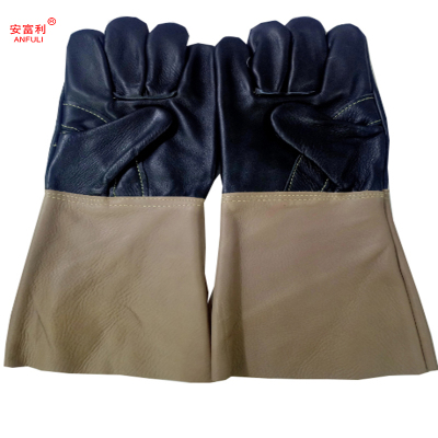 安富利拼色长皮手套 均码/双