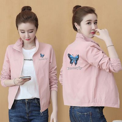 新款显瘦秋季外套女春秋洋气女装棒球服休闲夹克上衣短外套小臻依缘