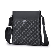 斯妮拉英皇保罗欧美时尚休闲真皮男士包包斜挎包男便携通勤商务包2024新款单肩包小包