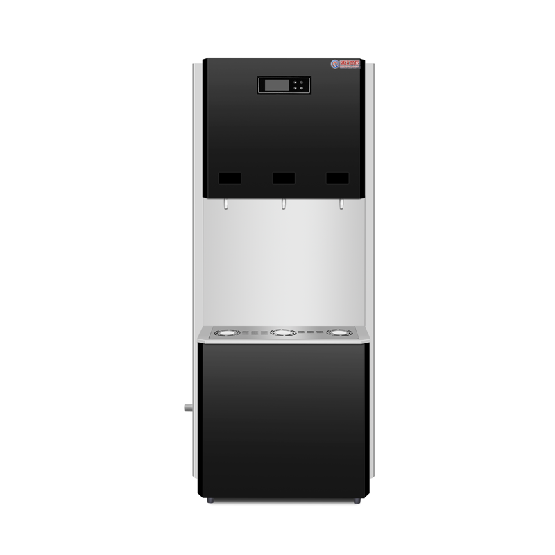 盛远步进式钛金立式机三头触摸式开水器6KW