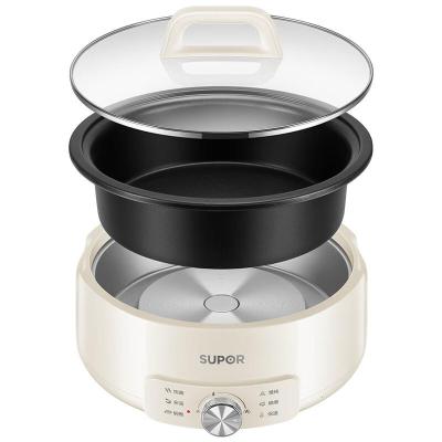 苏泊尔电火锅 电煮锅 火锅专用锅 家用多功能涮肉锅 不粘分体可拆洗4L电热锅 4L H28YK857