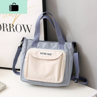 帆布包女单肩布袋包韩版ins日系学生上课装书包百搭手提包斜挎包NEW LAKE