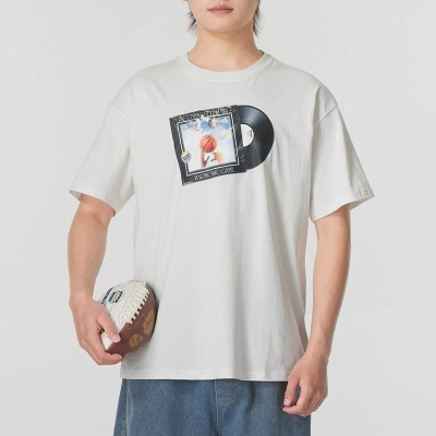 NIKE耐克短袖T恤运动休闲舒适透气针织圆领男装FQ4915-121 D