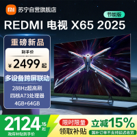 小米电视REDMI电视X65 2025款 65英寸节能版 288Hz高刷 4GB+64GB L65RB-RXE