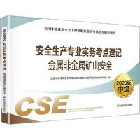 正版新书]安全生产专业实务考点速记 金属非金属矿山安全 2020版