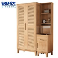 铭思达衣柜两门+边柜台