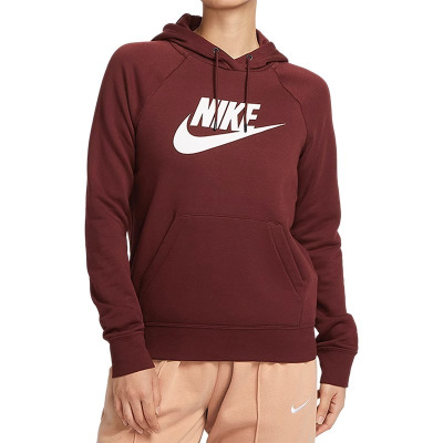 NIKE耐克连帽卫衣运动休闲加绒保暖针织女装套头衫BV4127-273 Z