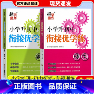 [2本]语文+数学 小学升初中 [正版]超能学典小学升初中衔接优学练语文数学英语通用版小升初系统总复习必刷题真题卷小学毕