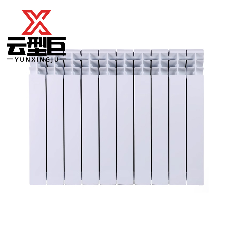 云型巨 双金属压铸铝暖气片 集中供暖壁挂炉 80*120mm中心距1000mm 单位: 柱