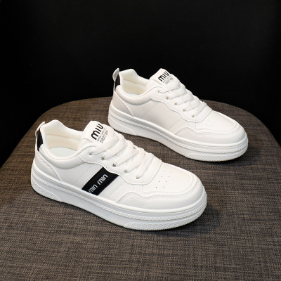 2025春季小白鞋新款韩版ins女学生增高厚底运动板鞋休闲鞋女