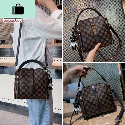 ins超火包包女2020新款韩版百搭手提水桶包休闲单肩斜挎包NEW LAKE女士单肩包