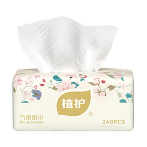 植护抽纸60抽*12包纸质绵柔细腻强韧吸附ZH08512N12