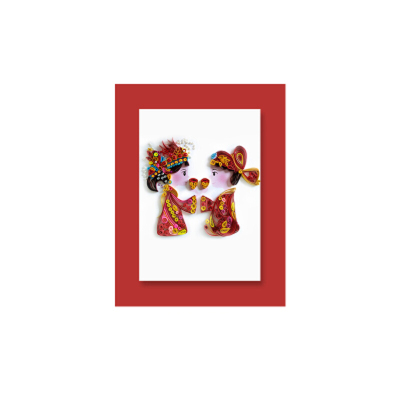 衍纸衍纸底卡纸衍纸工具衍纸画模板衍纸线稿图酒红色135张（混批）