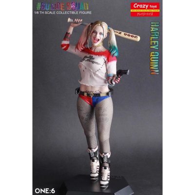 X特遣队自杀小分队Crazytoys12寸布衣joker小丑女哈莉奎茵手办