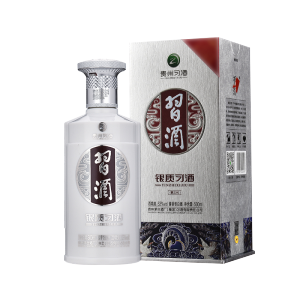 贵州习酒 银质 习酒53度 500ml 单瓶装新版酱香白酒