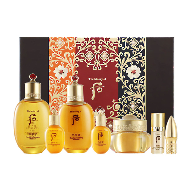 Whoo后拱辰享护肤水乳霜精华口红7件套装滋润提亮