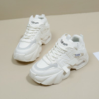 ins韩版厚底老爹鞋秋季新款街拍学生跑步运动鞋增高休