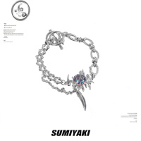 JiMi秋冬闭眼入手链!全新庙手链原创设计手环ins小众设计感