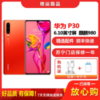 [二手9成新]华为P30 赤茶橘 8GB+128GB 全网通 全面屏 麒麟980芯片 徕卡三摄 移动联通电信手机