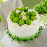 安德莉亚 阳光明媚 生日蛋糕 12英寸 个