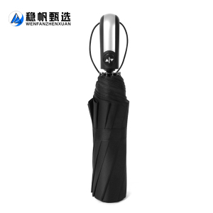 稳帆甄选 全自动10骨折叠黑胶伞 SX-2231 把