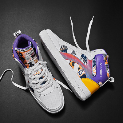 aj男鞋潮鞋2020年新款秋季篮球空军百搭一号运动高帮板鞋