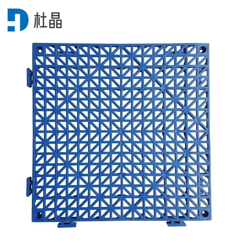 杜晶 浴室防滑隔水地垫 30*30*1cm蓝色 片