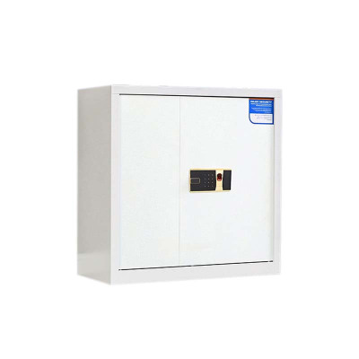 风雷动保密柜财务档案柜文件柜办公室资料储物柜保险柜电子密码国保锁矮柜白色-指纹密码锁