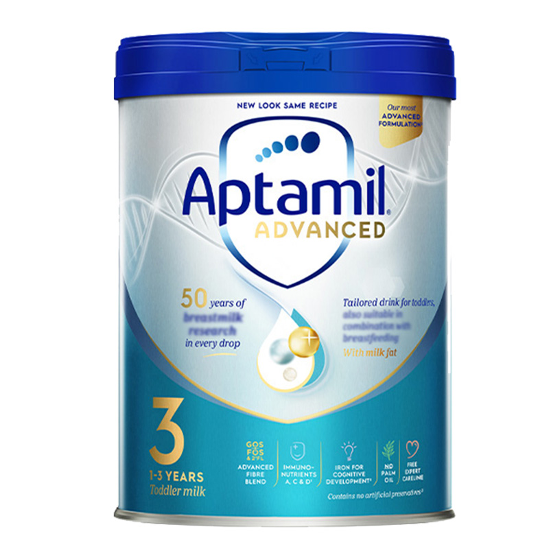 有效期到26年12月-Aptamil 英国爱他美 白金版 婴幼儿配方奶粉 3段 (1岁以上)800g/罐