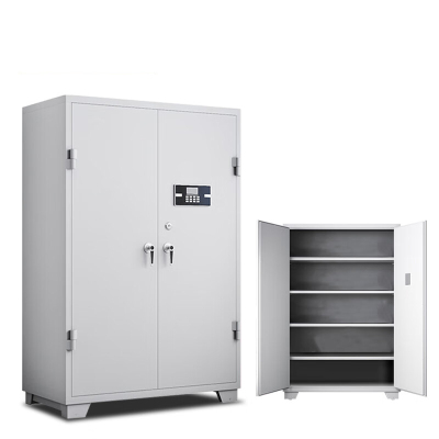 格具(GEJU) 加厚金属存储柜器械保管柜密码锁灰白色存放柜内五层 长1.1米*高1.5米弹药柜