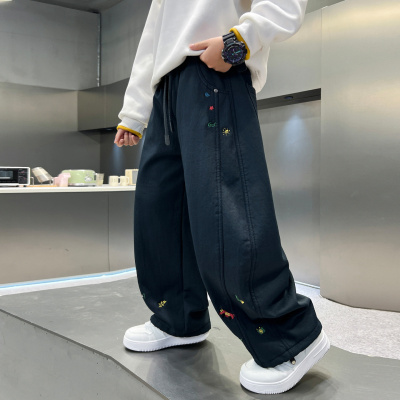 男童春装裤子2026新款春秋款中大儿童运动男孩卫裤休闲长裤春季潮