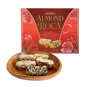 美国进口Almond Roca乐家扁桃仁巧克力糖100g/200g/300g/600g糖果礼盒装罐装零食年货