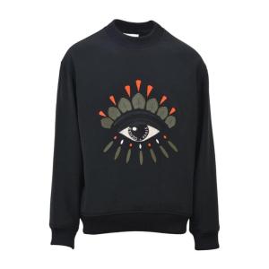 高田贤三(Kenzo)男士圆领长袖眼睛印花卫衣时尚潮流套头休闲运动
