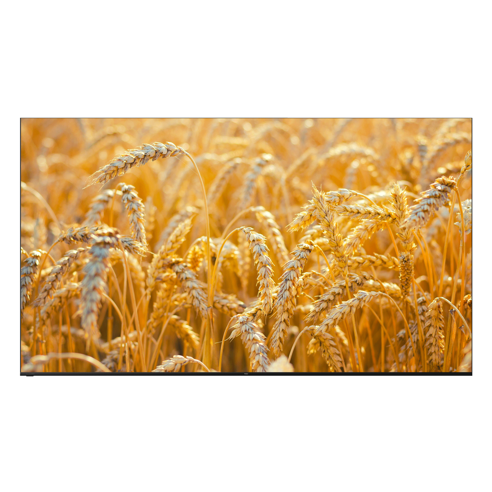 海尔85英寸超高清智能电视一级能效博卡灰铝合金边框支持HDR和语音控制