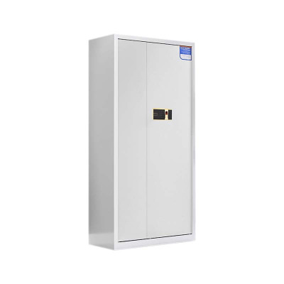 风雷动保密柜财务档案柜文件柜办公室资料储物柜保险柜电子密码国保锁通体白色-指纹密码锁