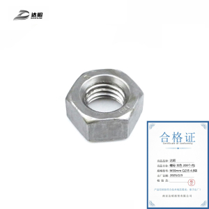 达昭 螺母 本色200个 M30mm Q235 4.8级