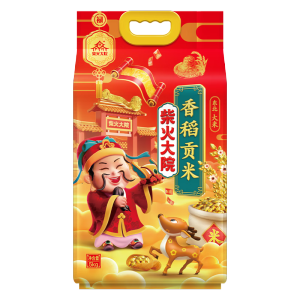 柴火大院东北大米长粒香稻贡米5kg/十斤真空包装新米饱满醇香
