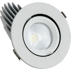 工霸 象鼻灯led射灯 3.5寸18w 暖黄光 1个