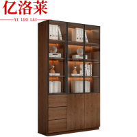 亿洛莱 落地书柜 120*32*200cm 个