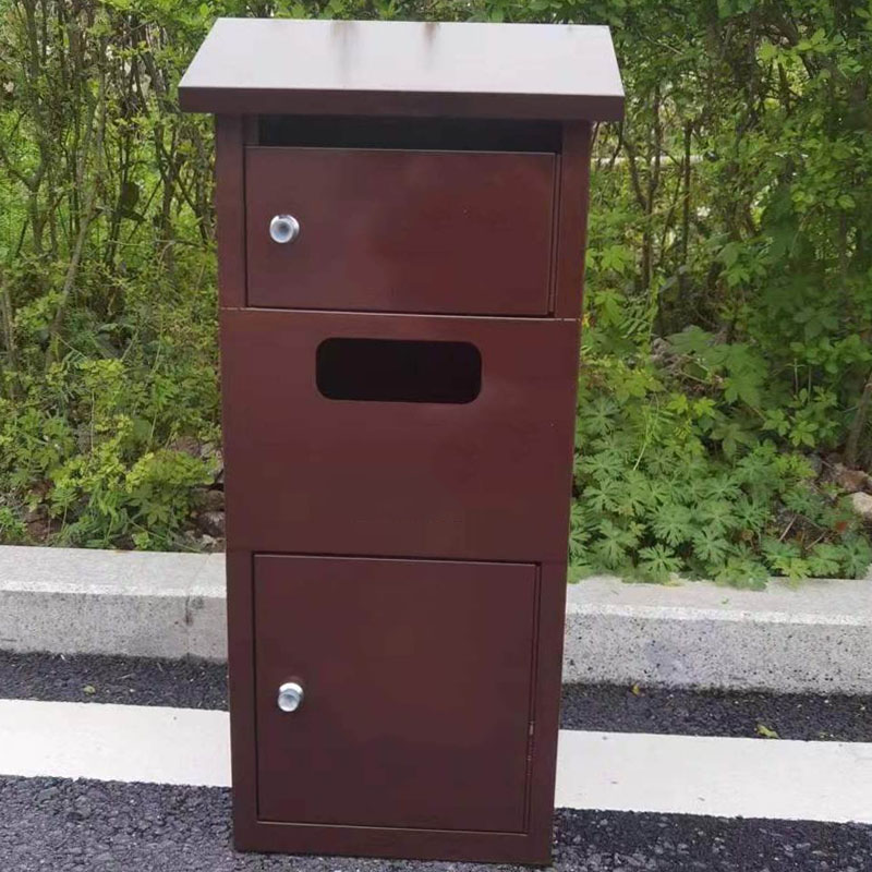 绵冠 小区物业宠物便便箱清洁箱垃圾筒 咖啡色(不带logo)