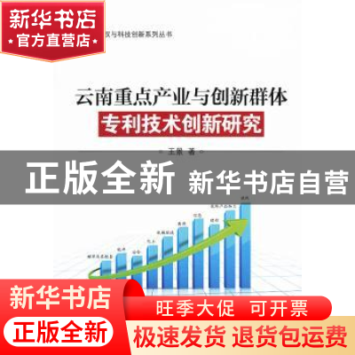 正版 云南重点产业与创新群体专利技术创新研究 王景著 知识产权