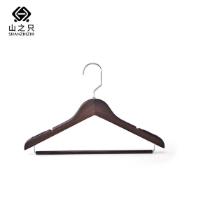 山之只 实木衣架挂衣架 40cm 个