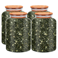 茉莉花茶小白毫毛尖2025新茶浓香型横县绿茶毛尖花茶叶散装500g