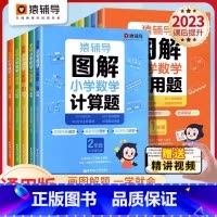 [12本大全套]1-6年级 应用题+计算题 小学三年级 [正版]猿辅导图解小学数学应用题计算题 一二三四五六年级上册下册