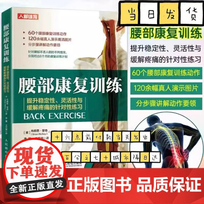 腰部康复训练 提升稳定性灵活性与缓解疼痛的针对性练习 运动康复书籍物理按摩师技术书 人民邮电出版社人民邮电出版社