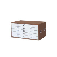 利特莱依底图柜工程资料图纸柜0号13号抽屉柜文件柜地图柜菲林柜图纸收纳柜0号咖白单节1300*930*550