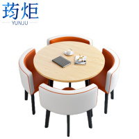 荺炬木桌90cm含4椅套