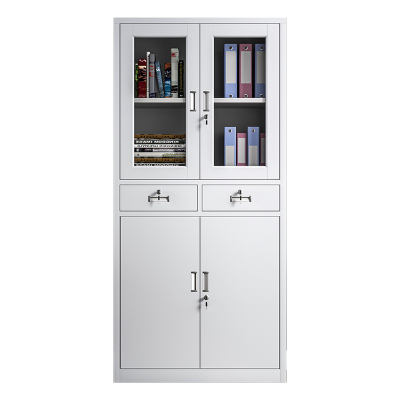 铭威盾凭证柜会计收纳柜财务档案柜资料柜加厚文件柜办公室带锁铁皮柜二斗器械柜