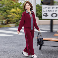 2026年女装运动休闲中老年套装女洋气中年人运动服两件套妈妈装春