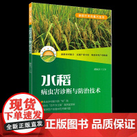 水稻病虫害诊断与防治技术 涵盖30余种常见水稻病虫害及稻田杂草的诊断与防治技术 高质量原色生态图谱